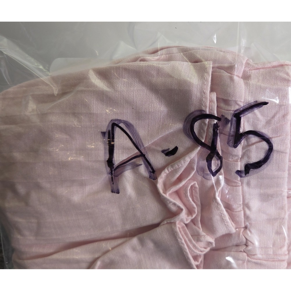 NEW w/Tags Sofie The Label Pleated Skirt Women's Medium Pink Linen Blend Preppy - Picture 9 of 9